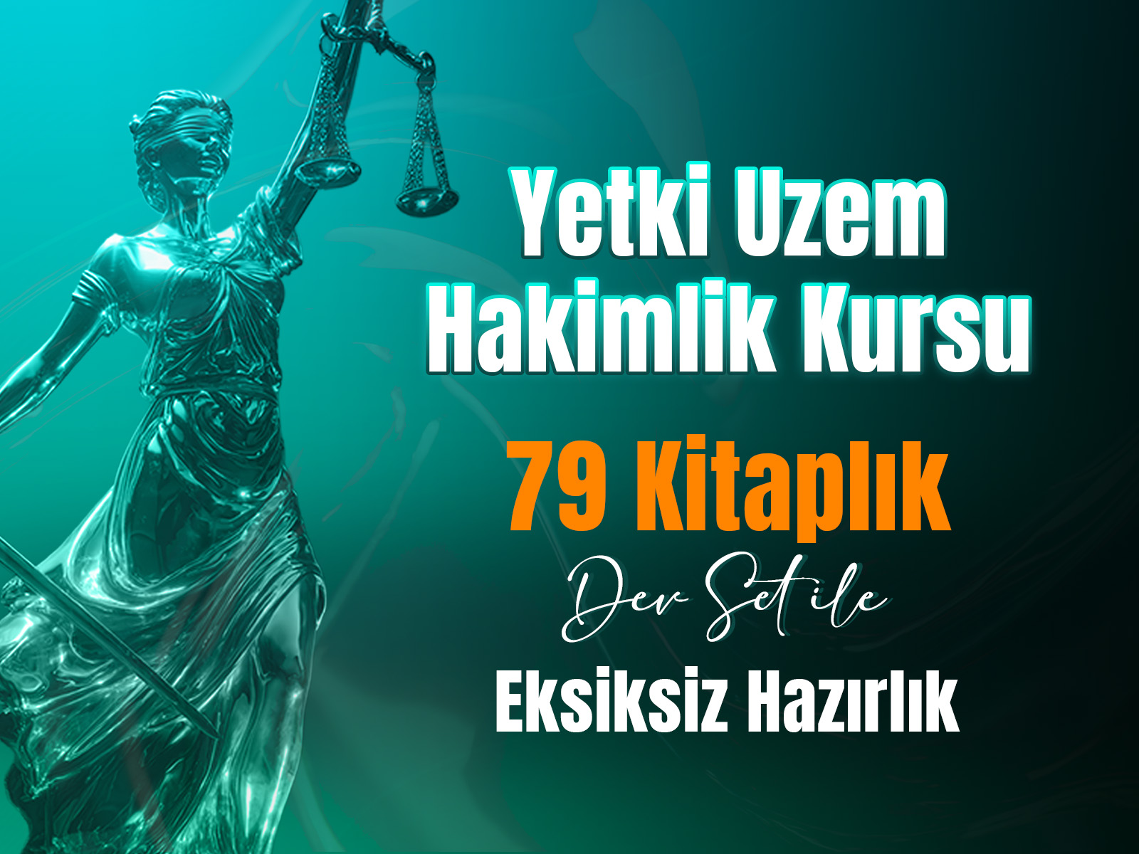 Yetki Uzem Hakimlik Kursu 79 Kitaplık Dev Set ile Eksiksiz Hazırlık