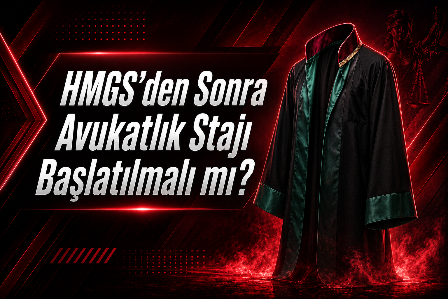 HMGS'den Sonra Avukatlık Stajı Başlatılmalı mı?