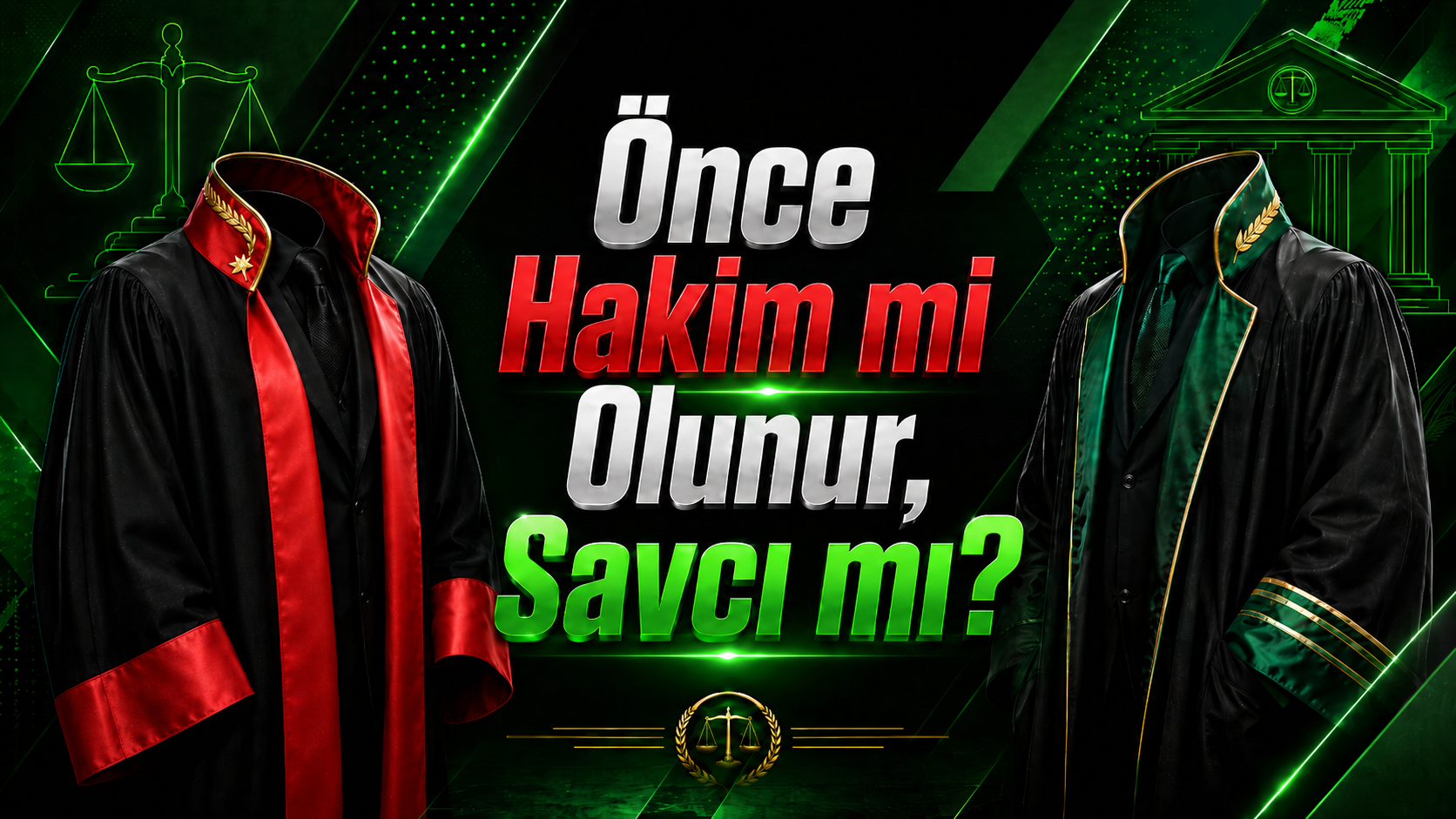 Önce Hakim mi Olunur, Savcı mı?