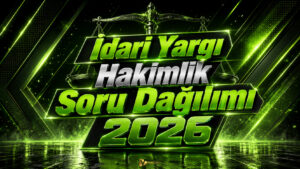 İdari Yargı Hakimlik Soru Dağılımı 2026