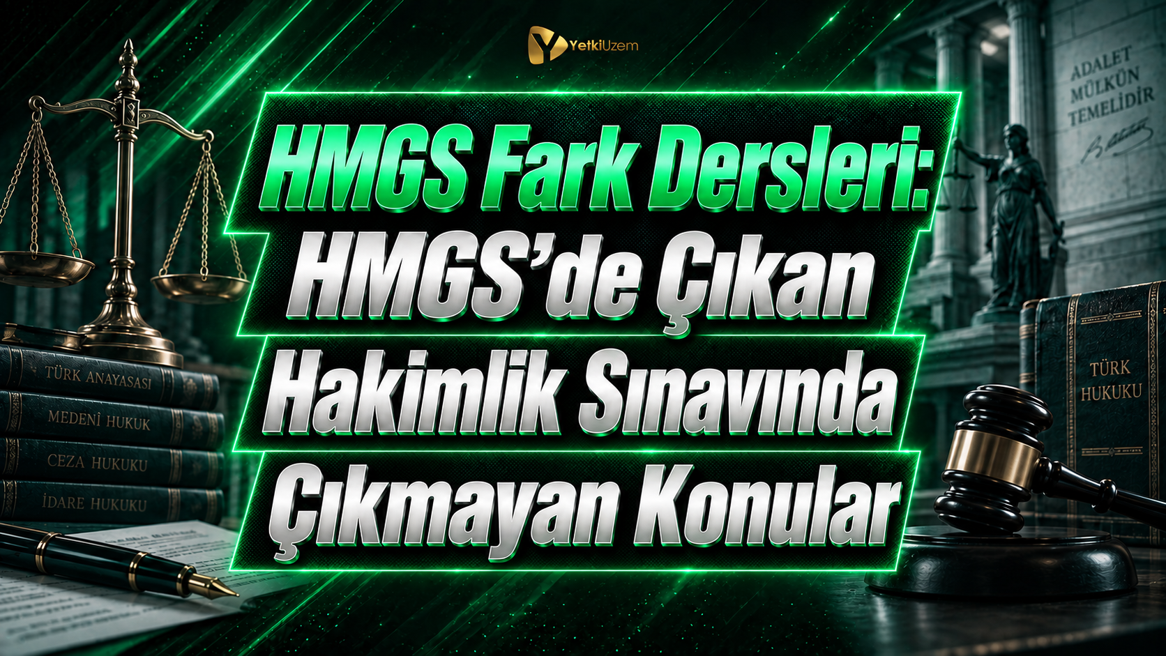 HMGS Fark Dersleri: HMGS’de Çıkan Hakimlik Sınavında Çıkmayan Konular